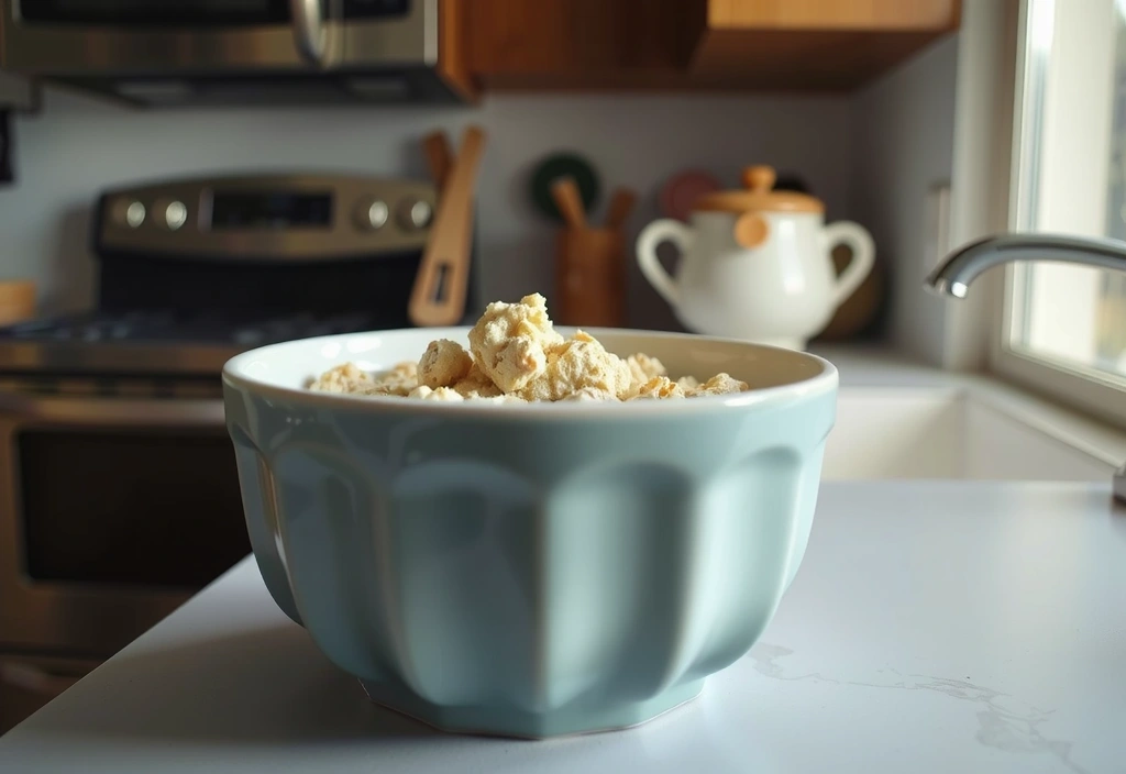 Oatmeal malam dengan protein